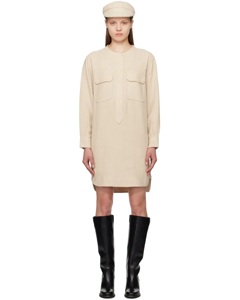 Étoile Isabel Marant Beige Venoya Minidress 23ec
