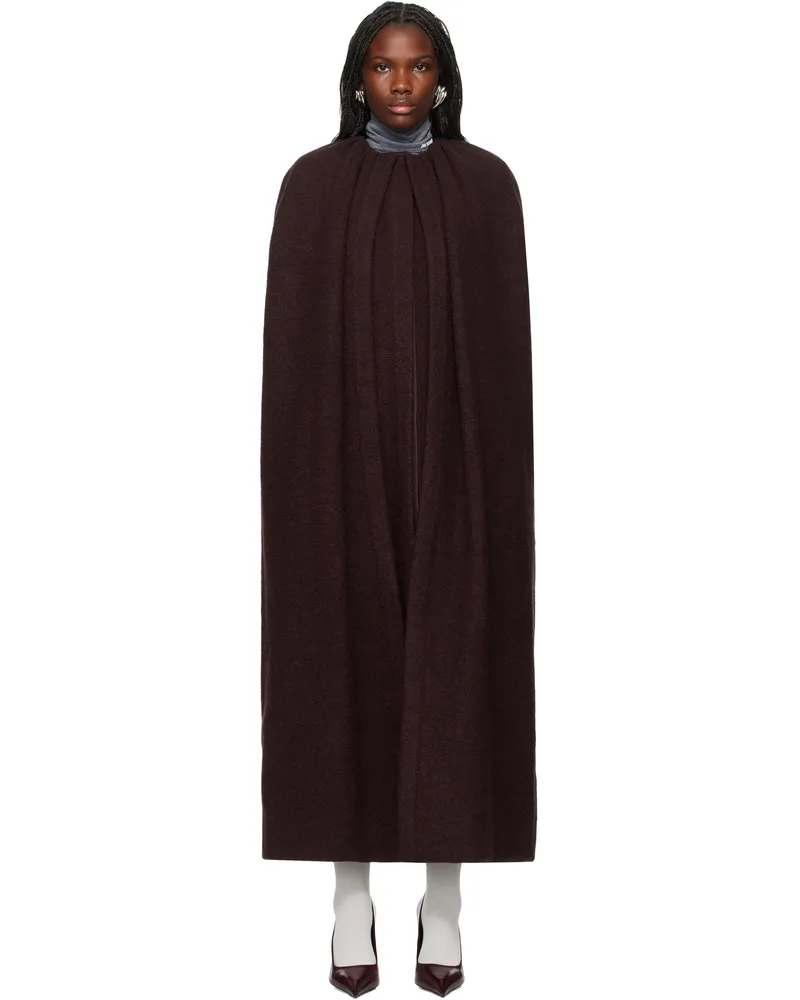 Jil Sander Purple Cape Coat 602