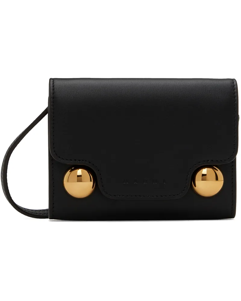Marni Black Coin Holder Wallet 00n99