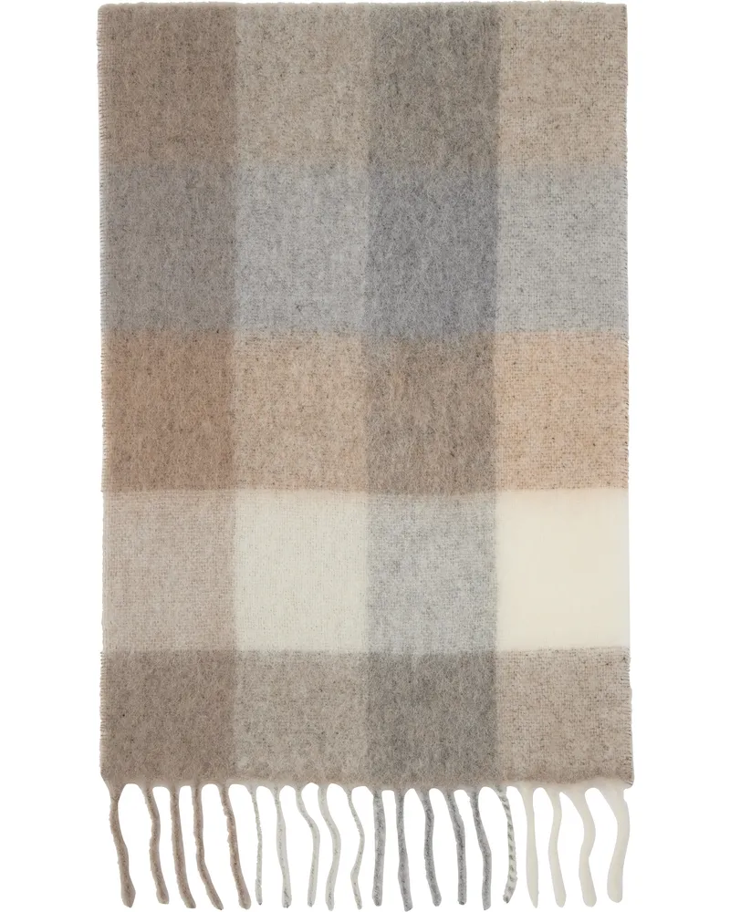 Holzweiler Brown & Gray Fresia Scarf Cappucino