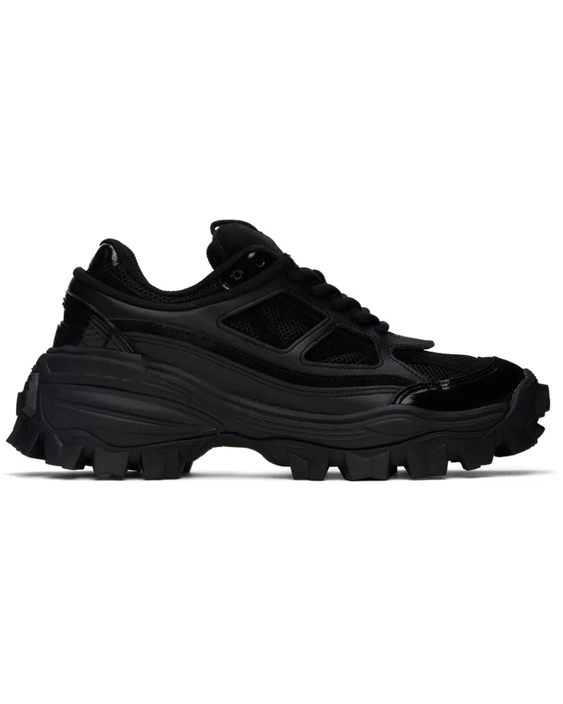 JUUN.J Black Double Layered Sneakers 5