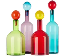 Multicolor Large Bubbles & Bottles Vase Set