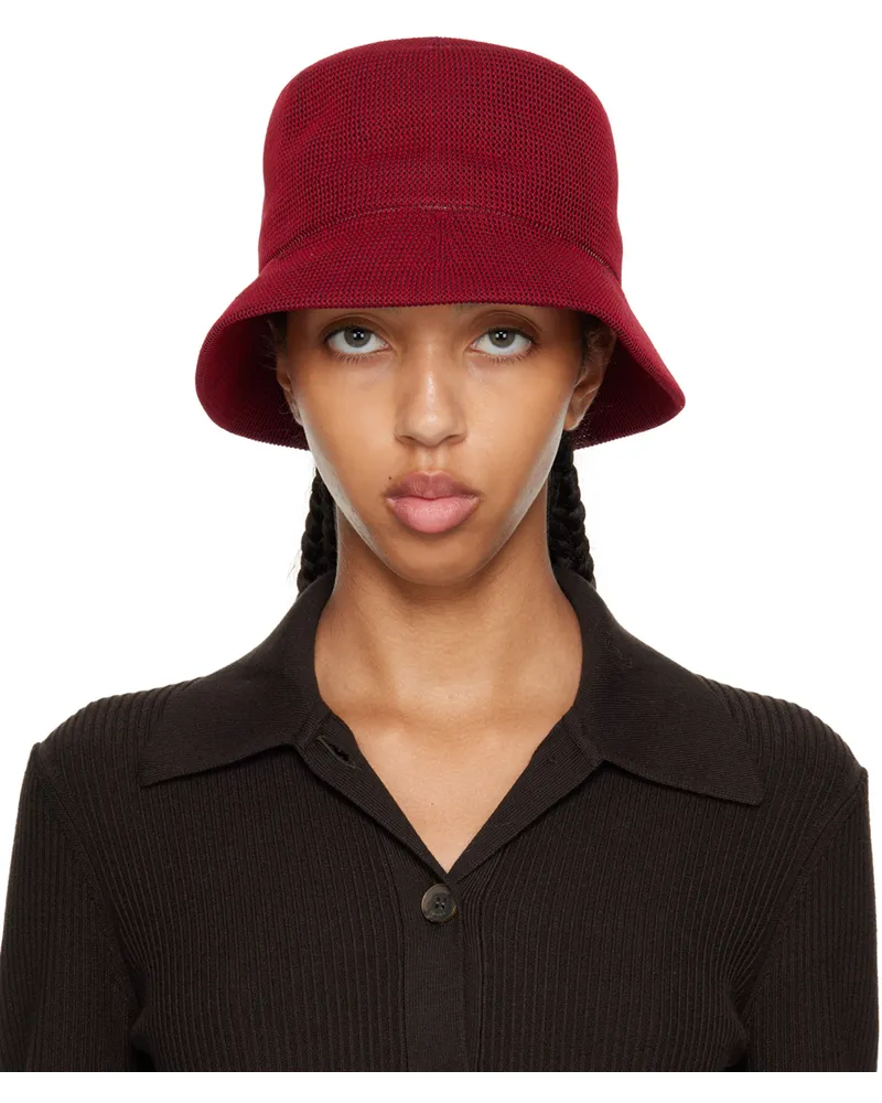 CFCL Red Mesh Knit Hat Red