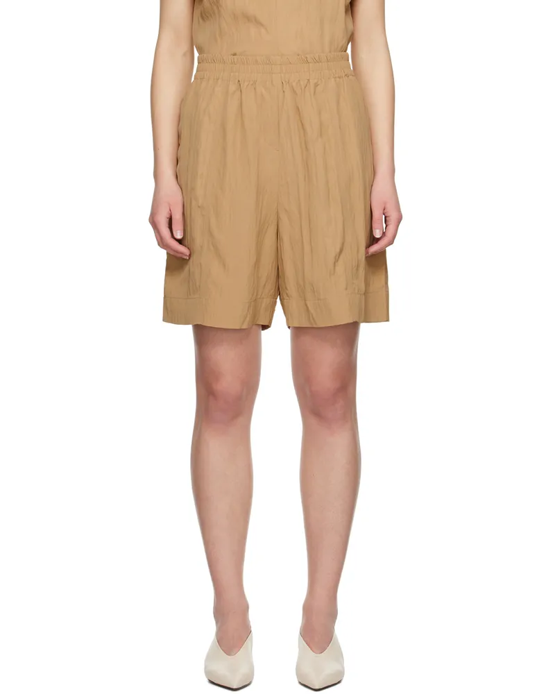 Studio Nicholson Beige Emery Shorts Sand