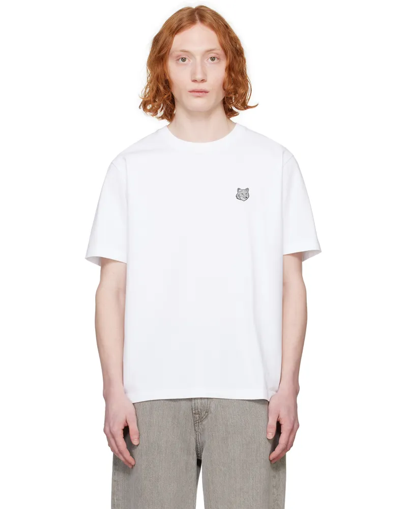 Kitsuné White Bold Fox Head Patch Comfort T-shirt P100