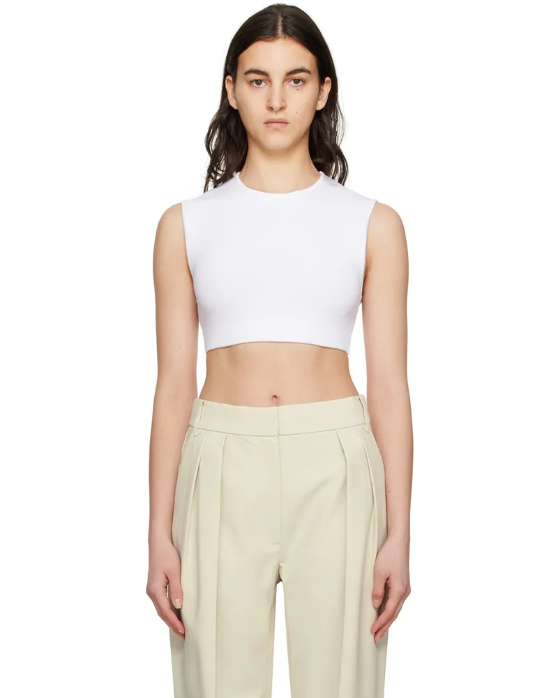 camilla and marc White Aspen Tank Top White