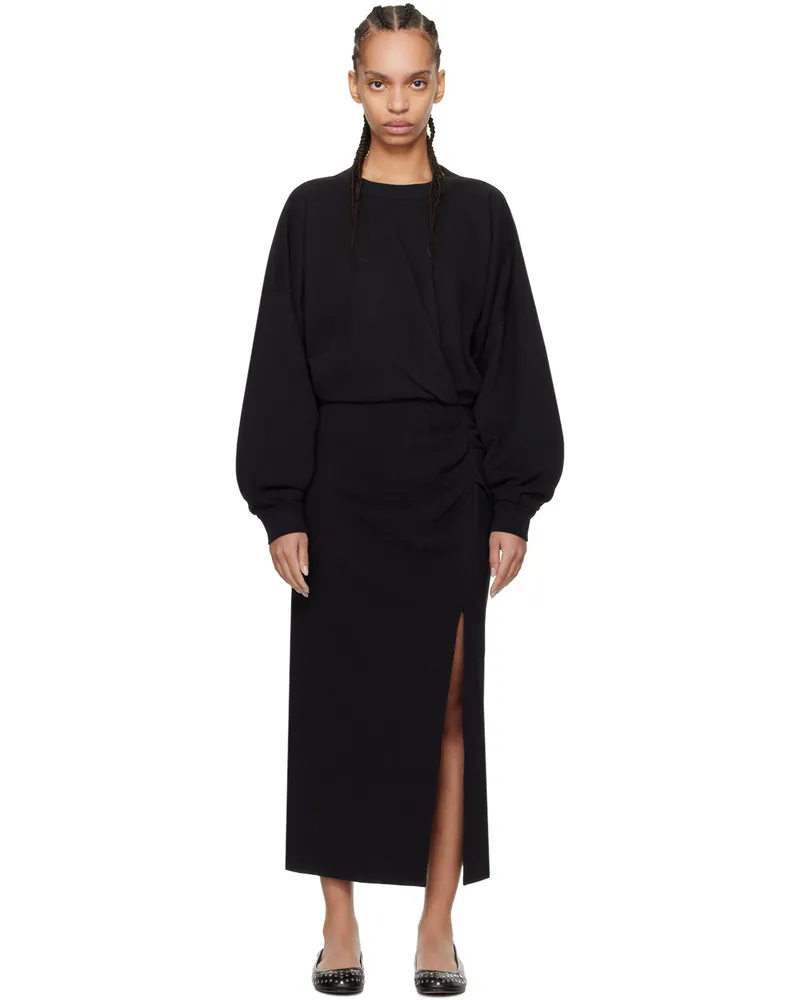 Étoile Isabel Marant Black Salomon Maxi Dress 01bk