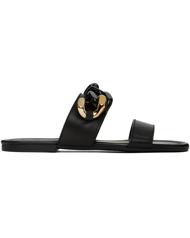 See by Chloé Black Monyca Flat Sandals 999