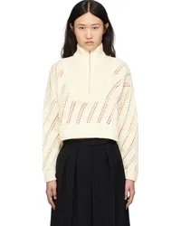 STAUD Off-White Hampton Sweater Ivy