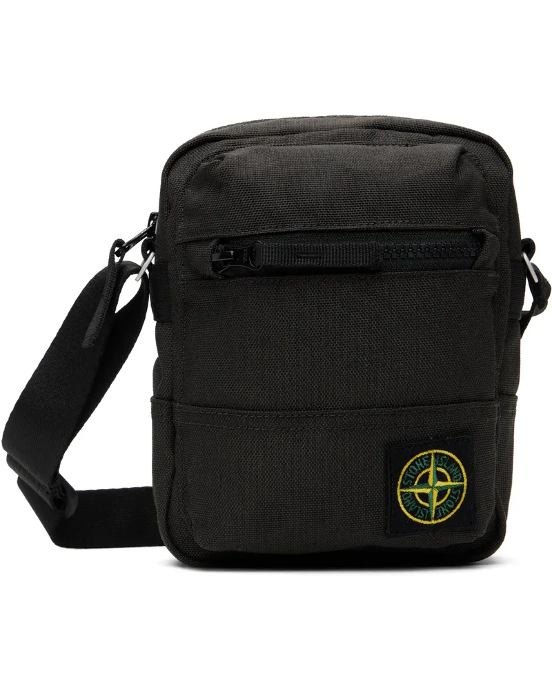 Stone Island Gray Resin Treated CORDURA 1500 Bag V0062