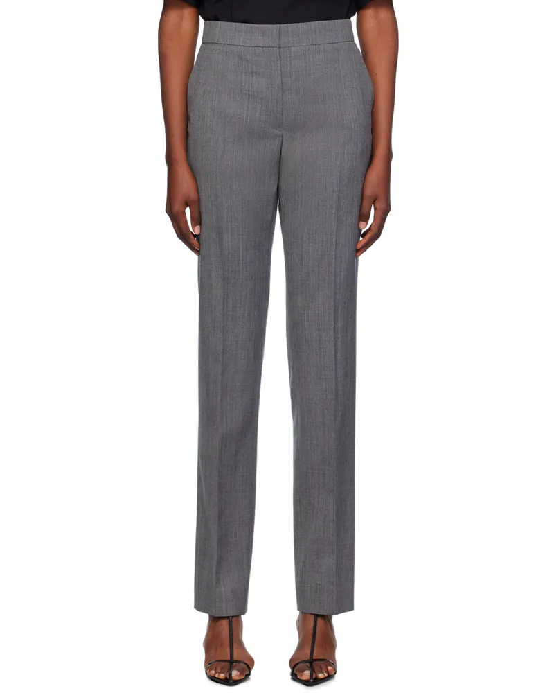Jil Sander Gray Wool Trousers 030