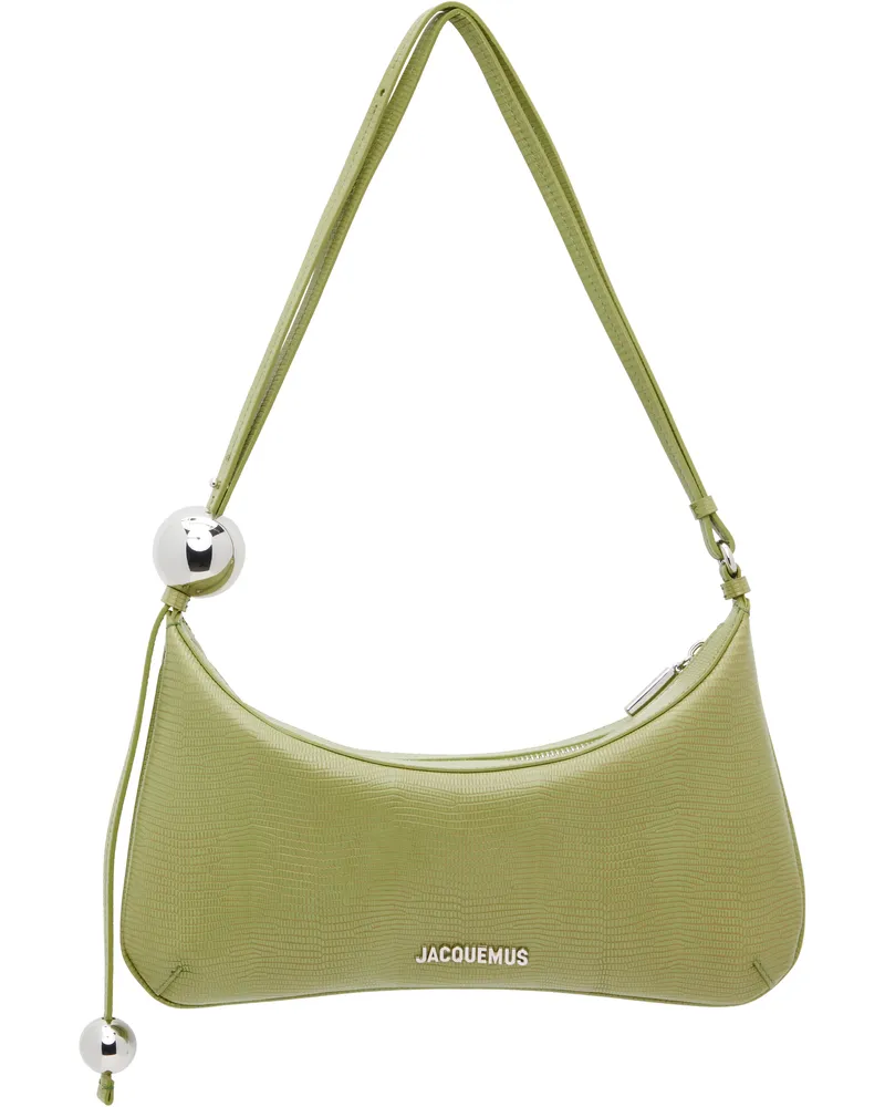 Jacquemus Green La Croisière 'The large Bisou Perle' Bag 550