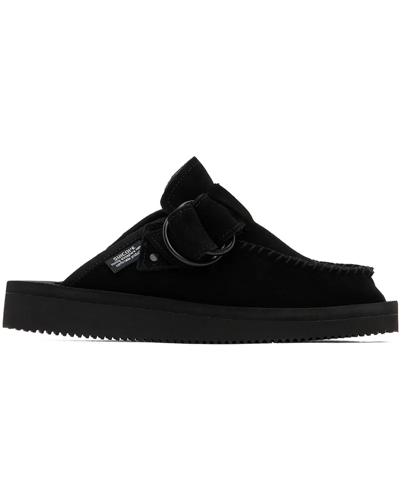 SUICOKE Black LEMI-Sab Slippers Black
