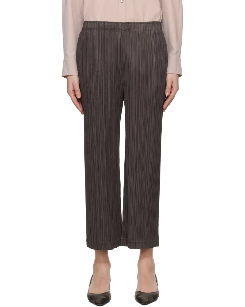 Issey Miyake Gray Thicker Bottoms 2 Trousers 18