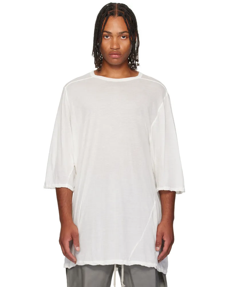 Rick Owens White Concordians Jumbo S/S T-shirt 11