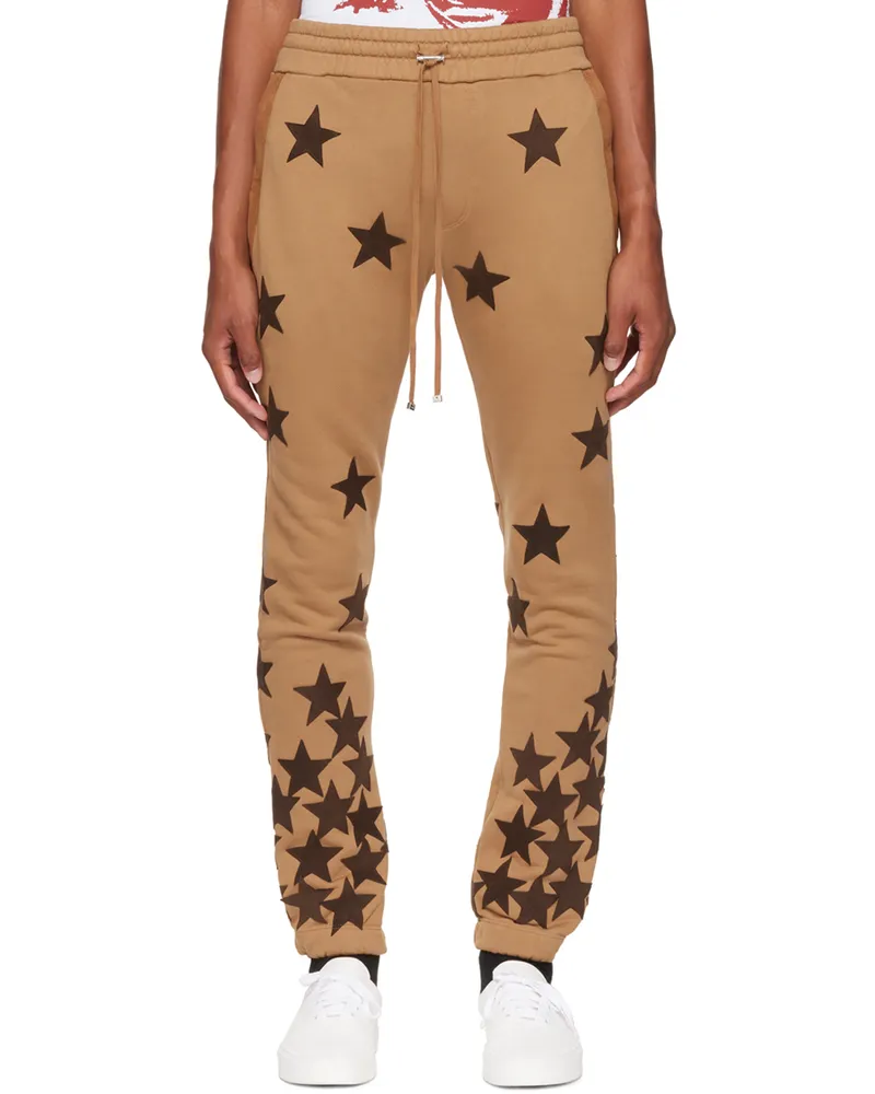 Amiri Brown Chemist Lounge Pants Tobacco-14