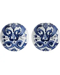 Dolce & Gabbana White & Navy Mediterraneo Soup Bowl Set Fogue