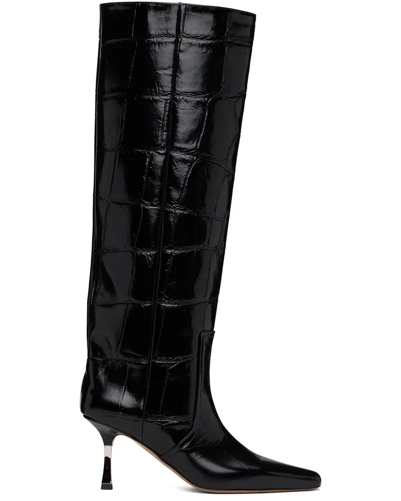 Paris Texas Black Bettina Tall Boots Black