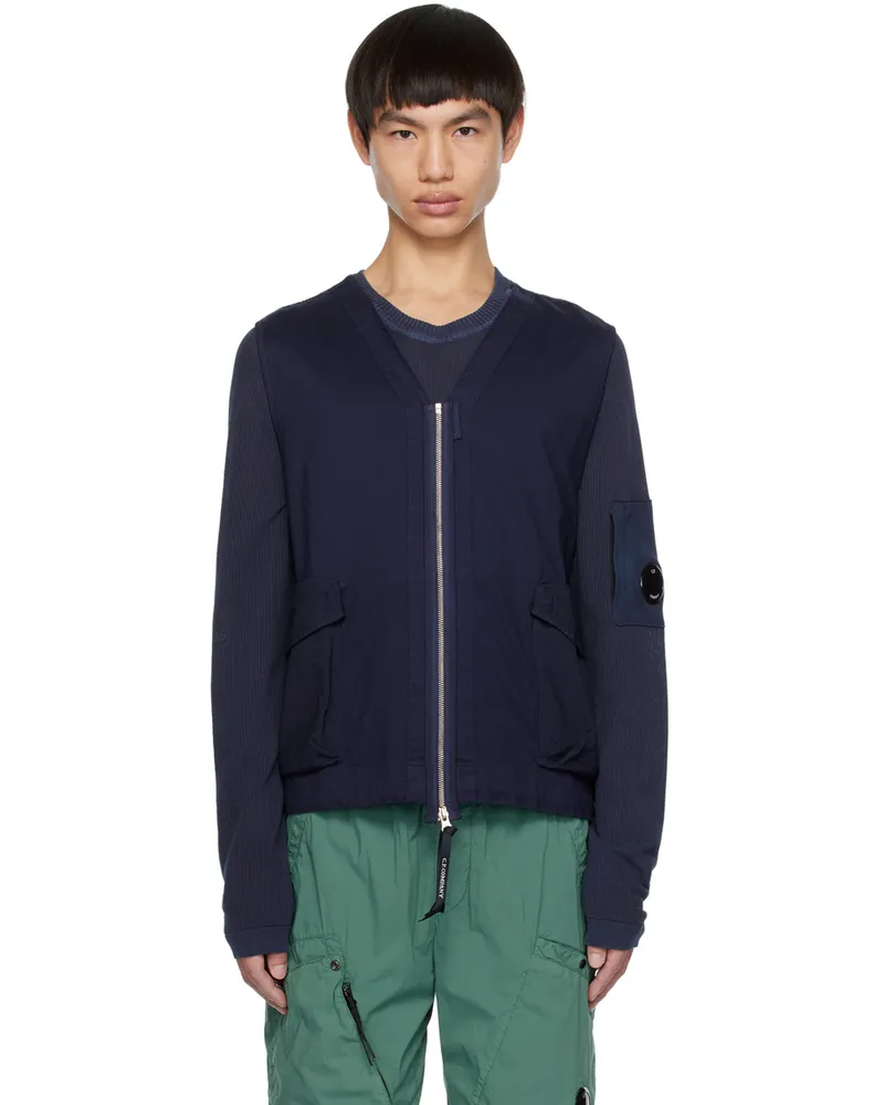C.P. Company Blue Zip Vest 868