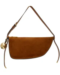 Burberry Brown Small Shield Sling Bag Bruciato