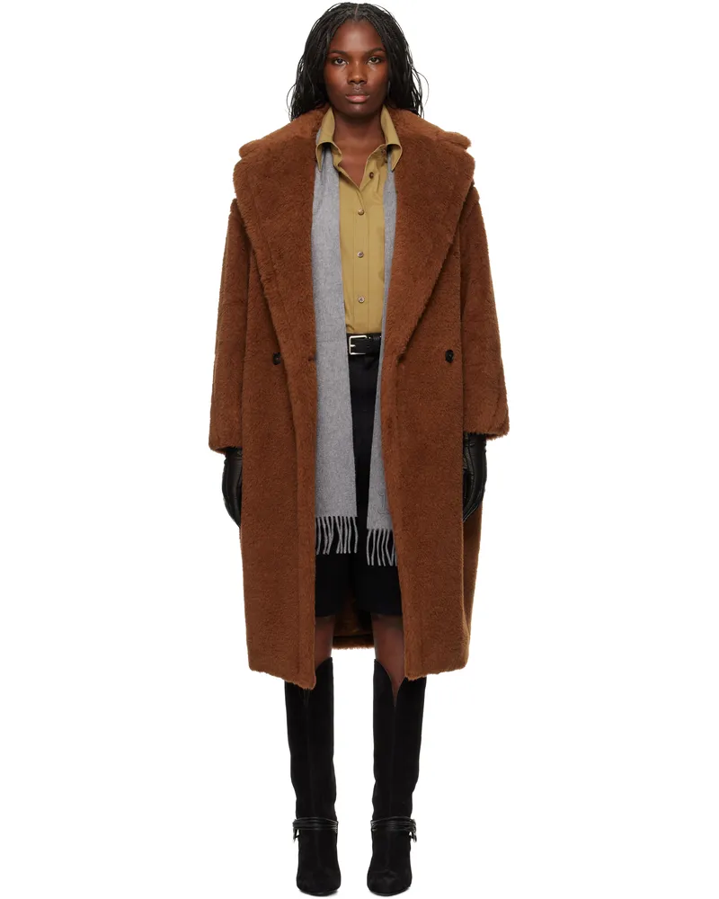 Max Mara Tan Tedgirl Coat 011