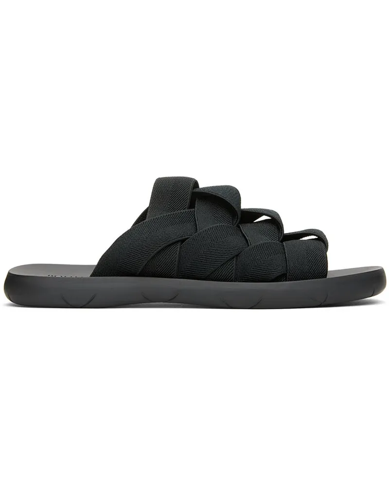 Bottega Veneta Black Plat Sandals 1000-black