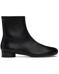 Maison Margiela Black Anatomic Ankle Boots Tblack