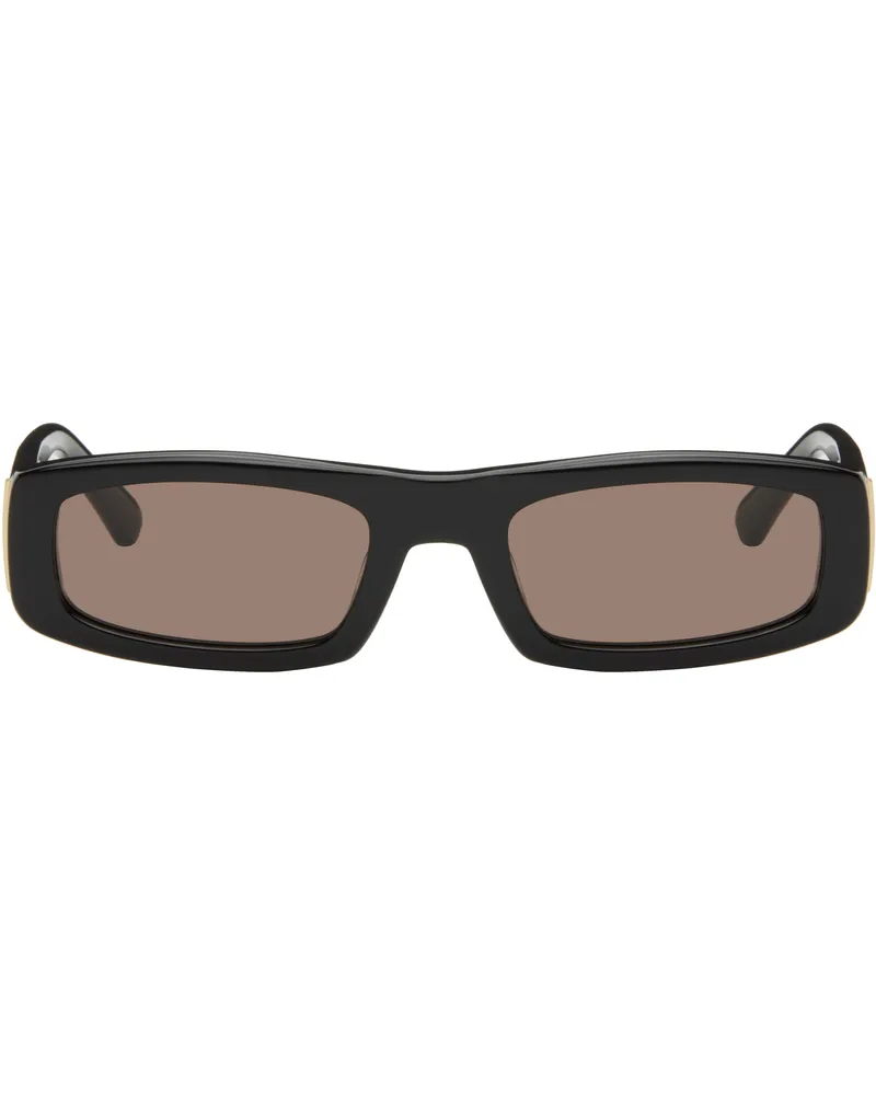 AMI Paris Black 75010 Sunglasses Wool