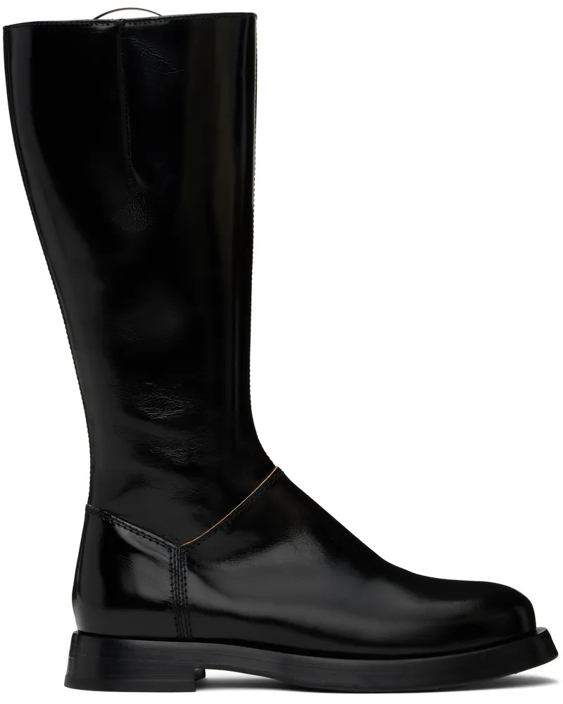 Miista Black Dreda Tall Boots Black