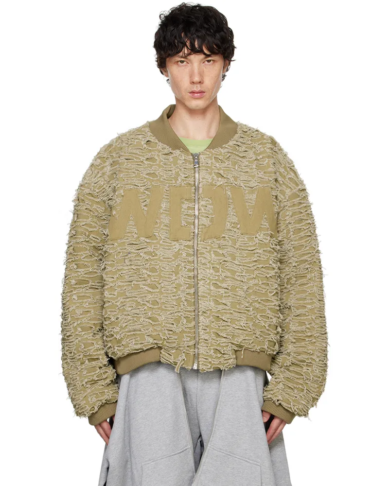 WHO DECIDES WAR Khaki WDW Husk Bomber Jacket Tan