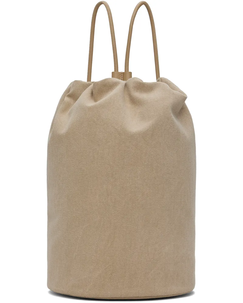 The Row Beige Sporty Backpack Bans