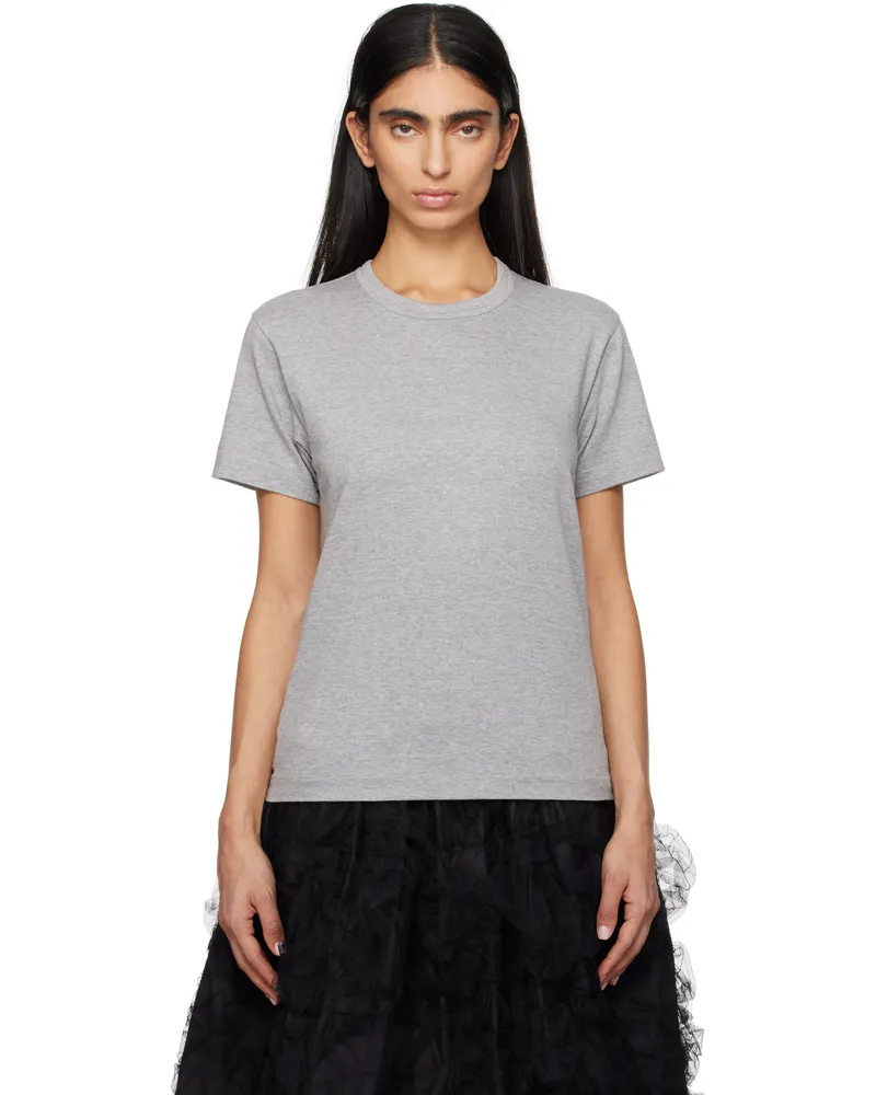 Comme des Garçons Gray 'Heart On Back' T-Shirt 2
