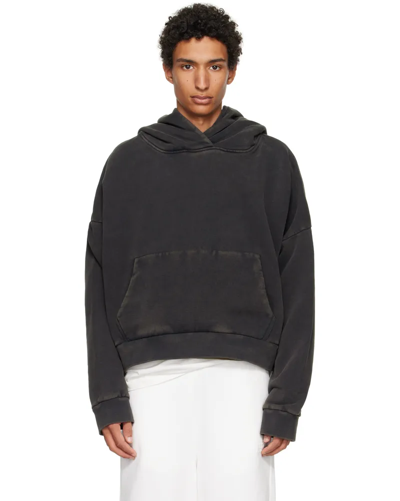 Entire Studios Black Heavy Hoodie Washed