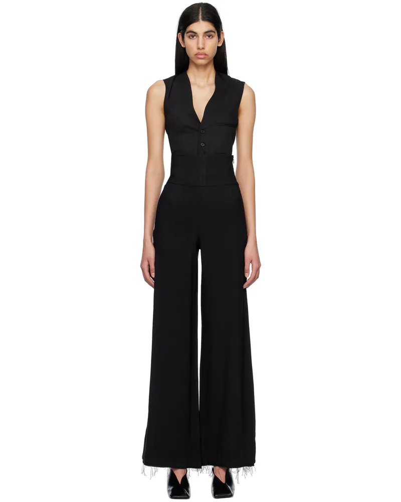 BITE Studios Black Raw Artist Trousers Black