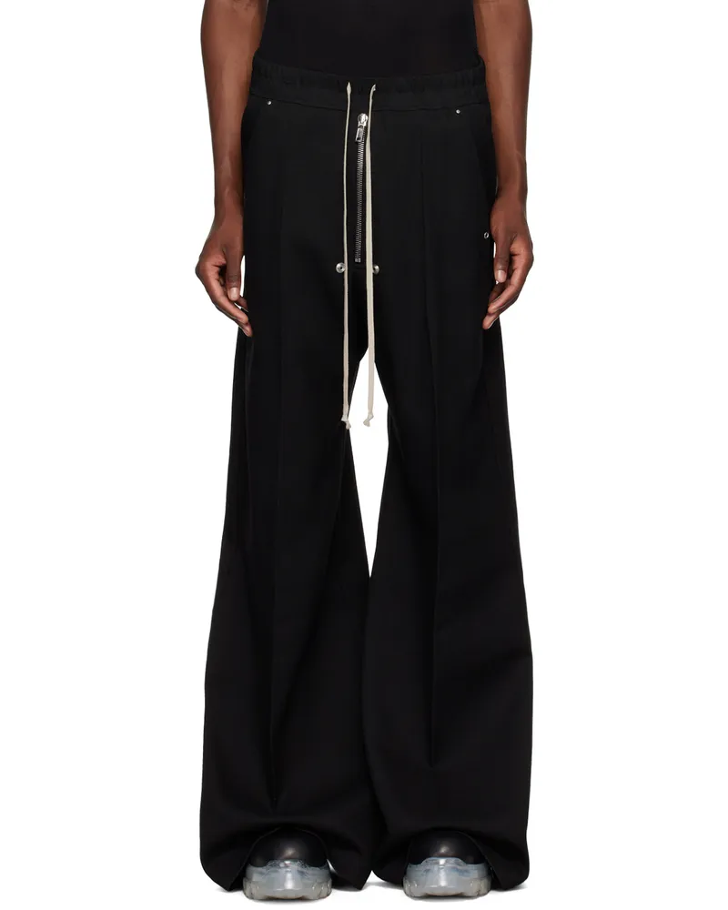 Rick Owens Black Porterville Wide Bela Trousers 09