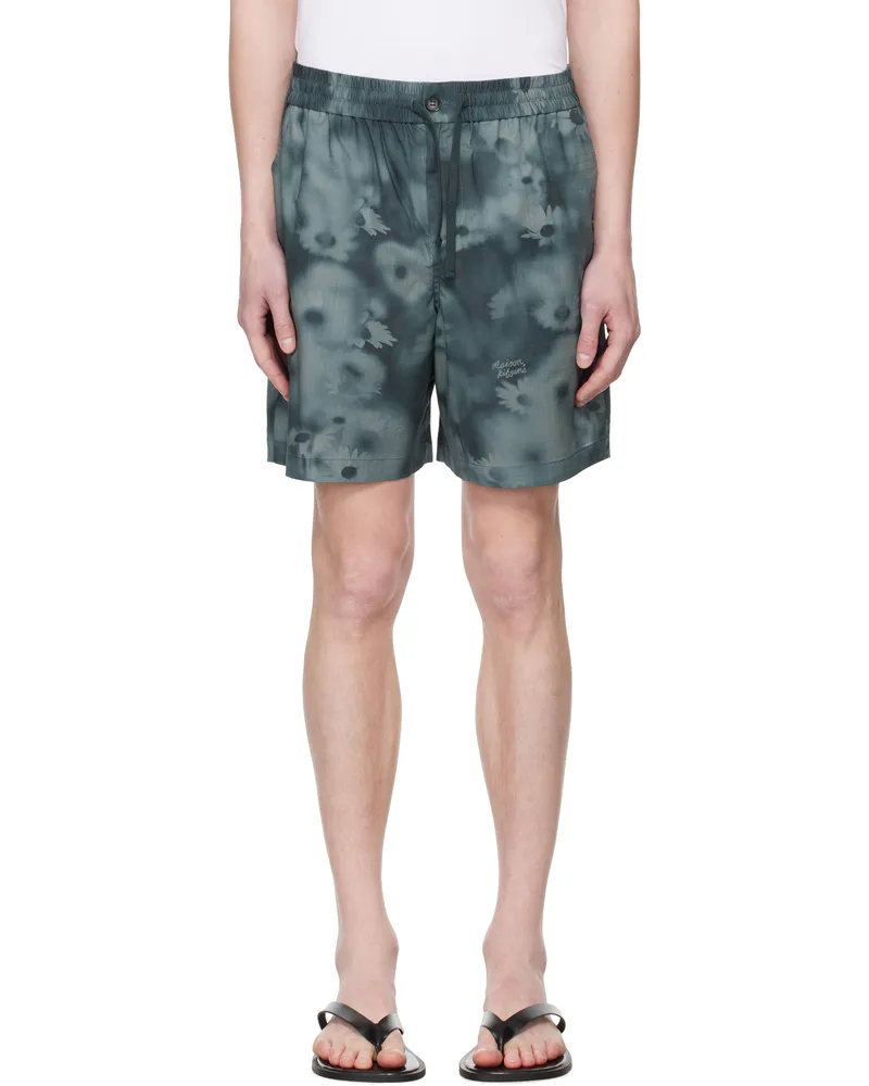 Kitsuné Blue Elasticated Shorts 0227