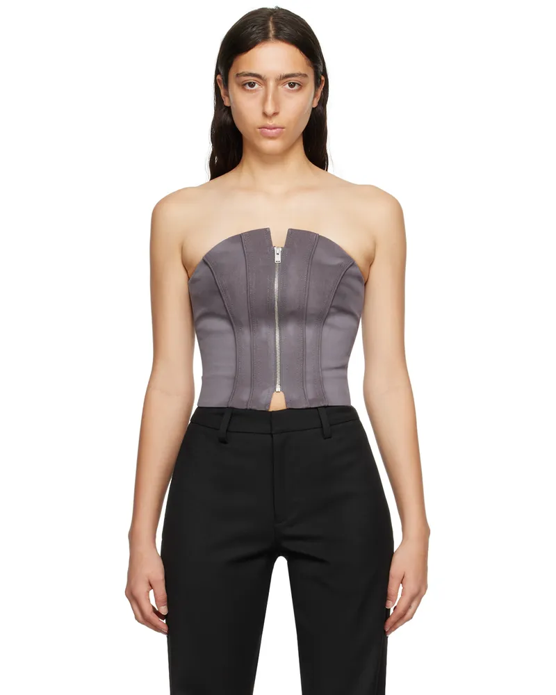 MISBHV Gray Harley Denim Tank Top Dark