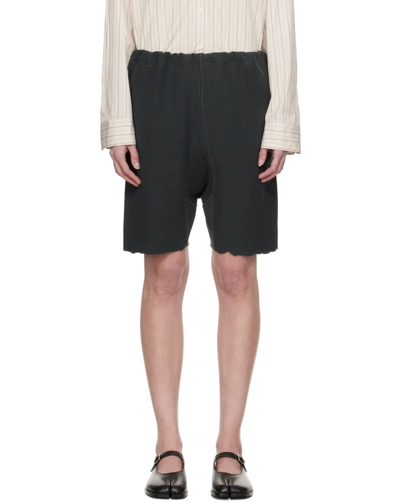 Maison Margiela Black Drawstring Shorts 969
