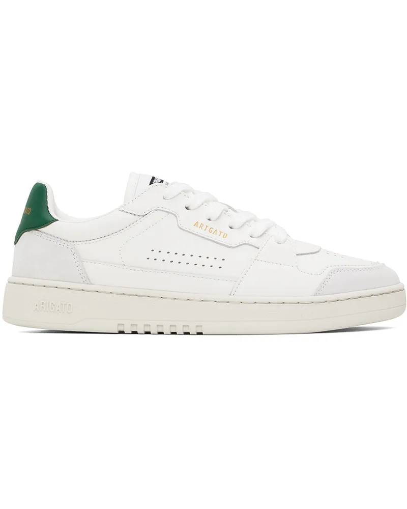 Axel Arigato White & Green Dice Lo Sneakers White