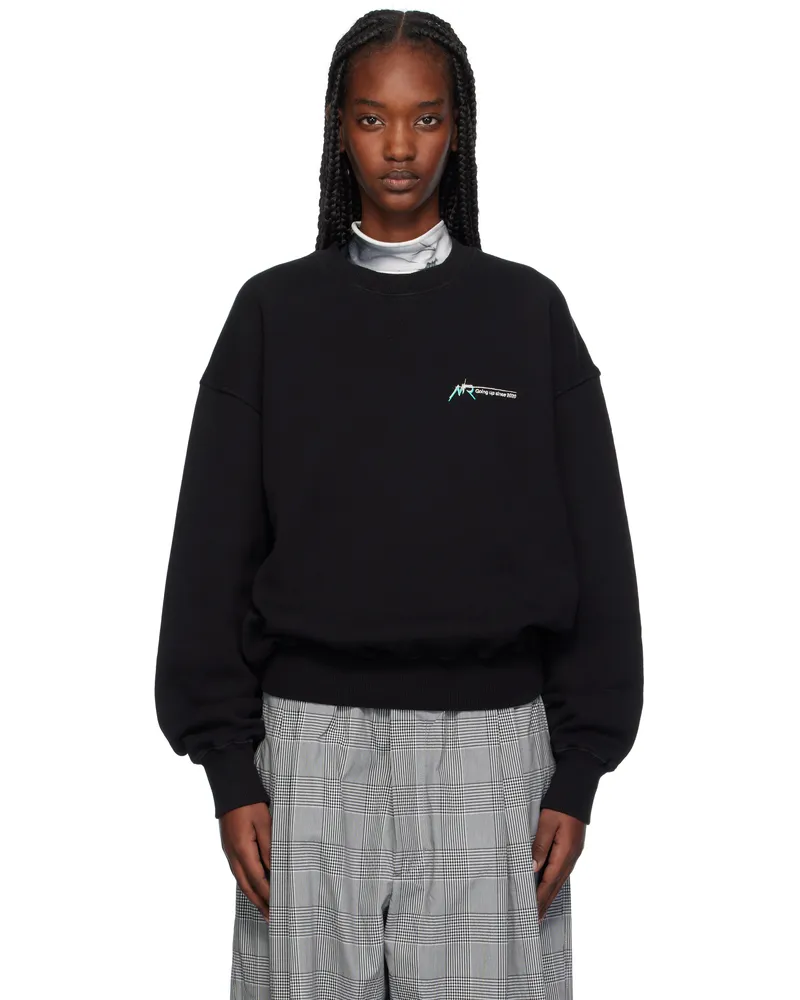 Meryll Rogge Black Oversized Sweatshirt Black