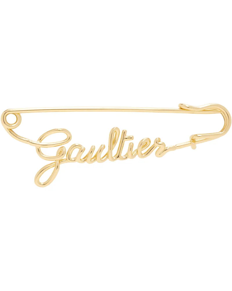 Jean Paul Gaultier Gold 'The Gaultier' Brooch 92