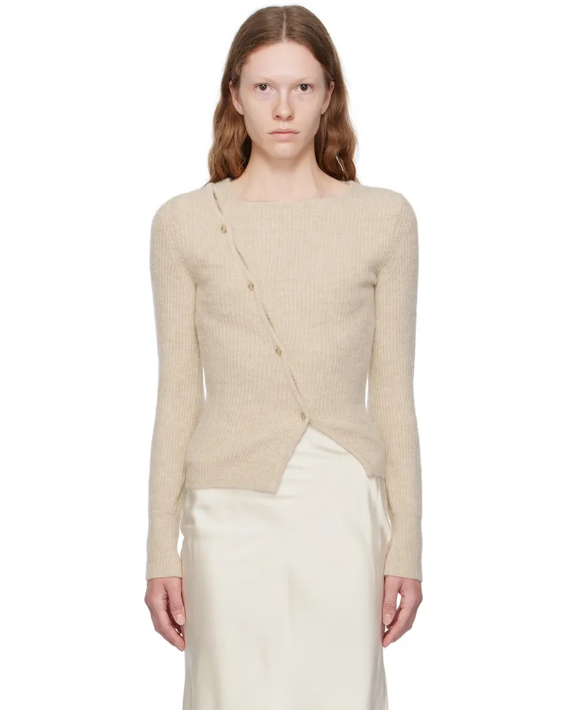 Jacquemus Beige Le Chouchou 'La Maille Pau' Cardigan 151
