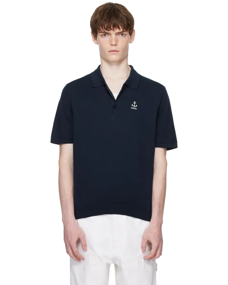 A.P.C. Navy Octave Polo Iak