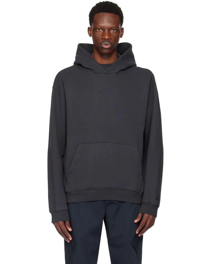 Nike Black Wordmark Hoodie Off