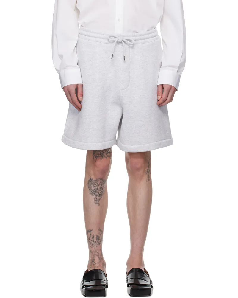Jacquemus Gray La Croisière 'The Torneo' Shorts 9cm