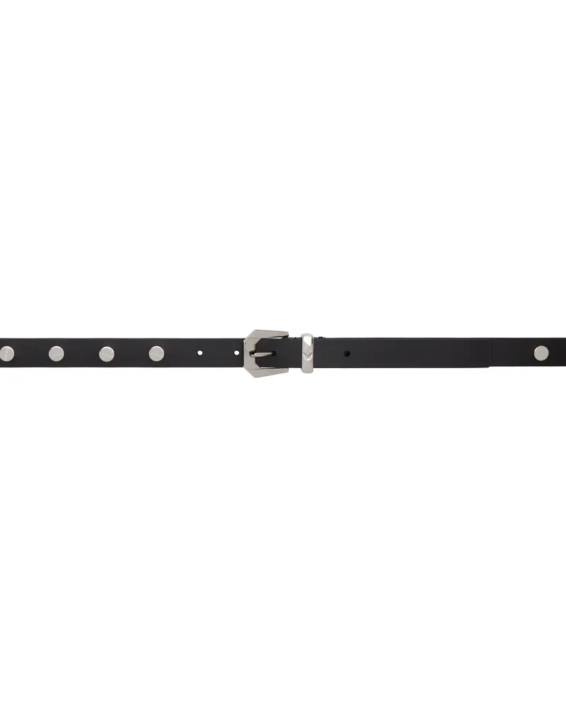 Versace Black Medusa Heritage Leather Belt medusa 1b00p-Black-Palladiu
