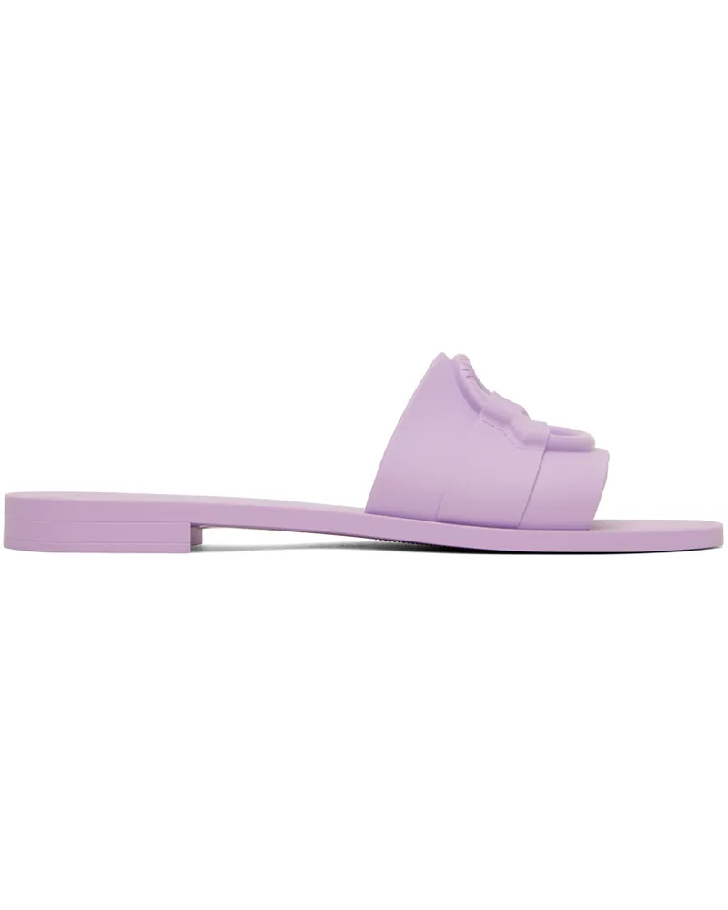 Moncler Purple Rubber Sandals 60i
