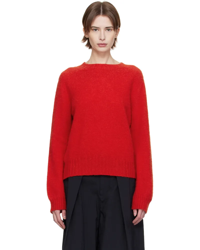 YMC SSENSE Exclusive Red Jets Sweater 61-scarlet