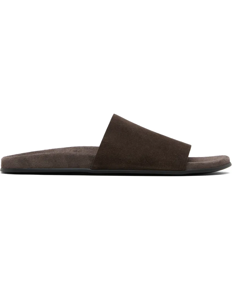 The Row Brown Hugh Slides Lqb
