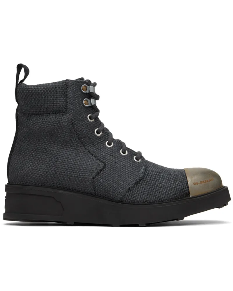 Objects IV Life Gray Workwear Boots Anthracite